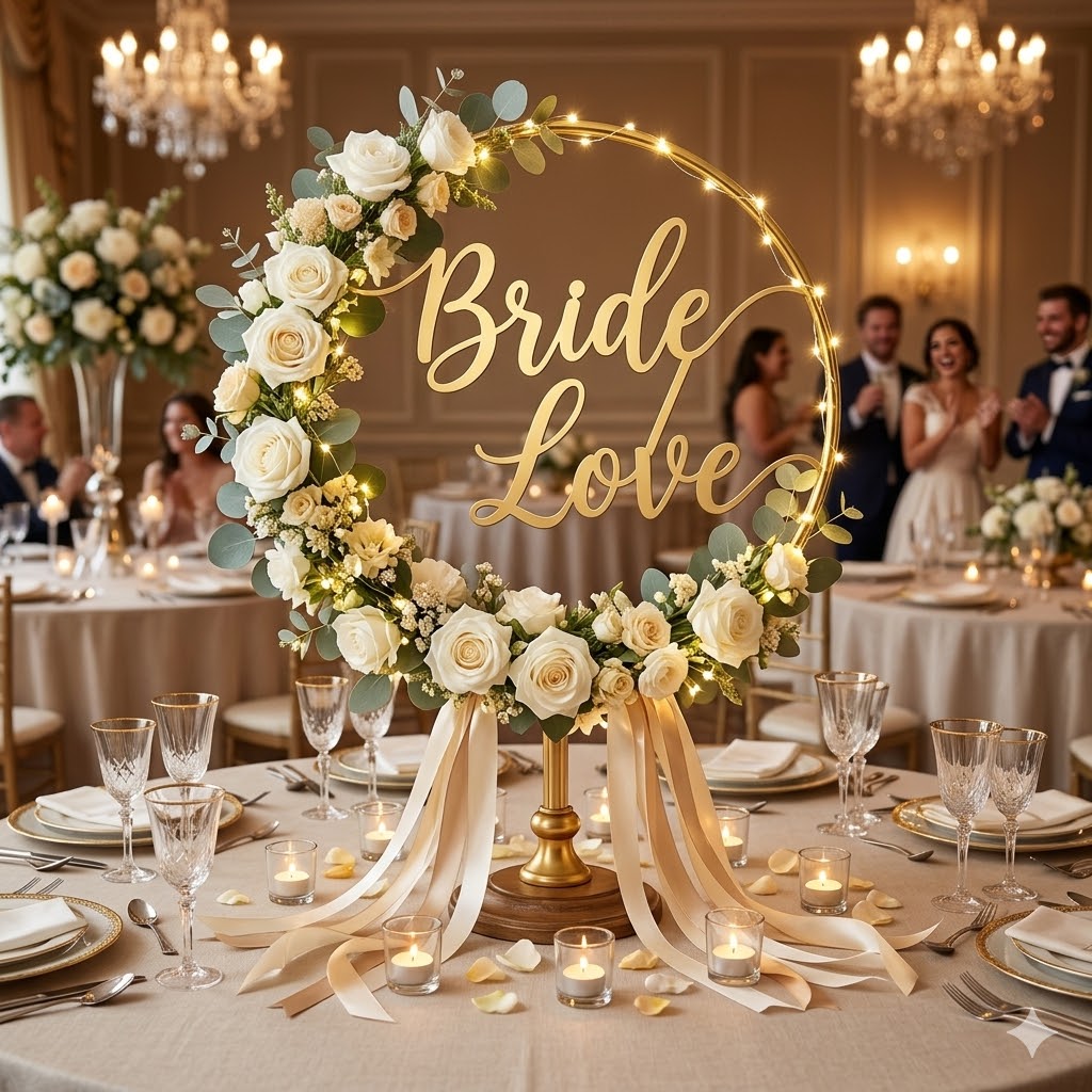 HOHIYA 20 Inch Giant Metal Floral Hoop Rings 4-Pack 4mm Extra Thick Gold Craft Hoops Heavy Duty Non-Warping Rings for Oversized Dream Catcher Wedding Backdrops and Statement Wall Art